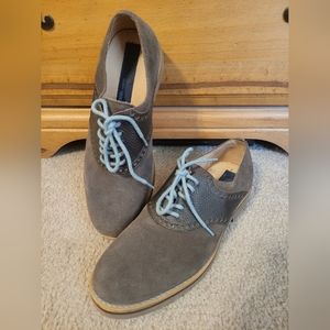 Toupe Leather Men's 8 Oxfords Joseph Abboud